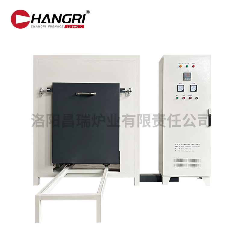 1000℃台車爐600X600X600手動（dòng）新配色分體