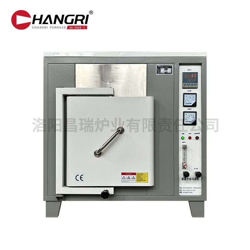 400X400X400馬弗爐1400℃灰白可通氣體